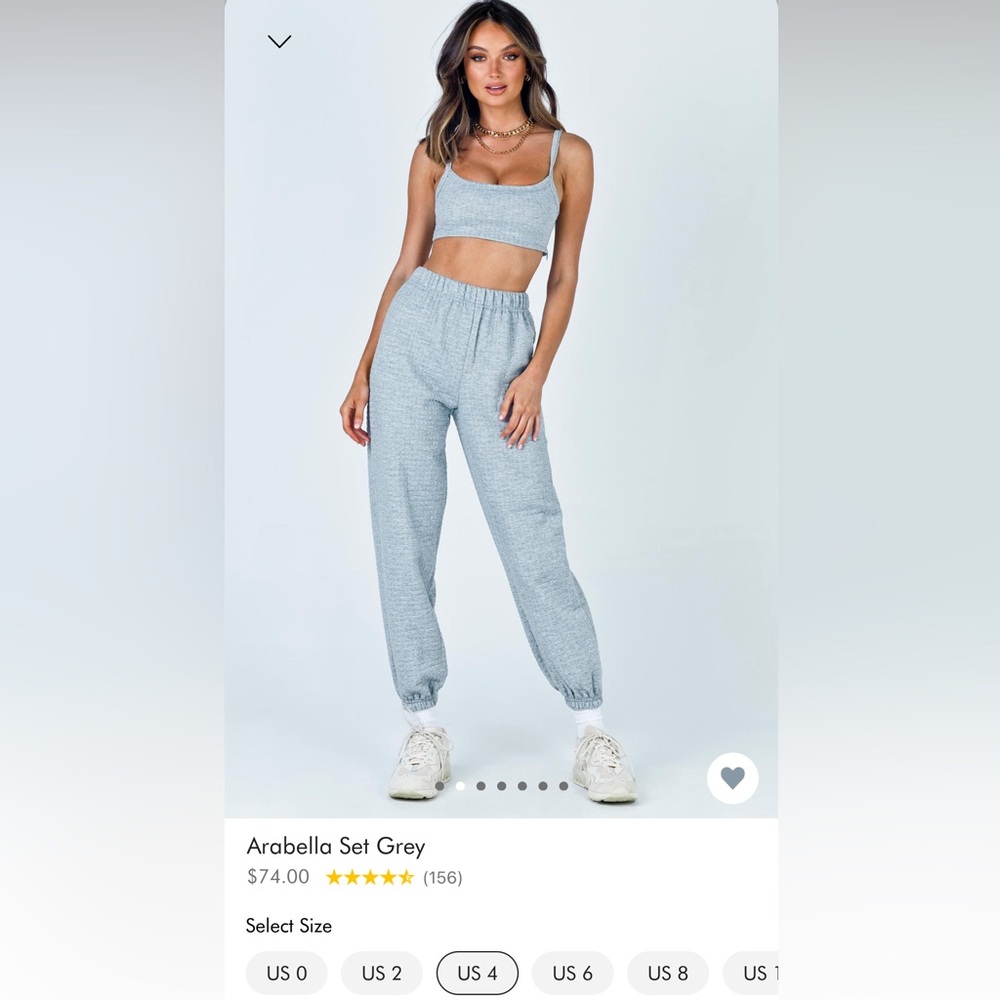 Arabella Grey Sweat Set
